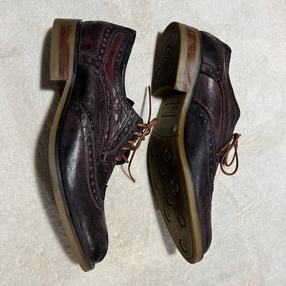 Donald J Pliner Emeri Men’s Wingtips Oxfords Size 11 Pristine